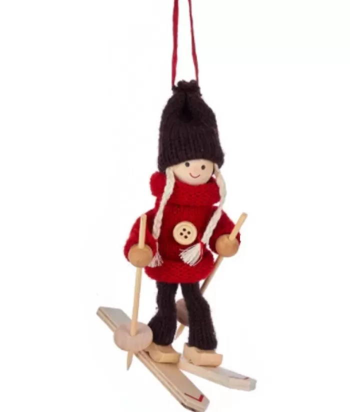 Boutique de Noël Sports*Red Skier Ornament