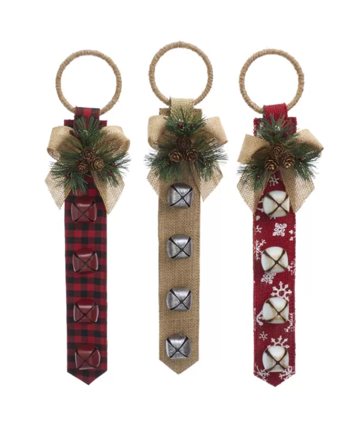 Boutique de Noël Divers*Red With Snowflake Pattern Door Hanger