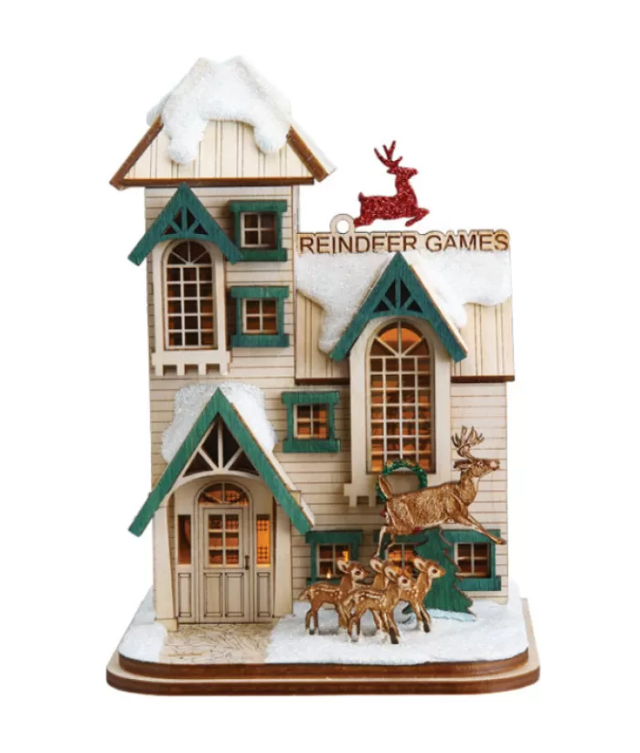 Boutique de Noël Villages Nordiques*Reindeer Games Ornament