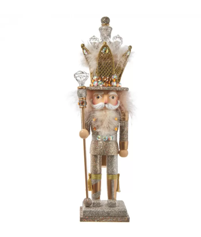 Boutique de Noël Divers*Royal Gold Nutcracker, 16" Tall