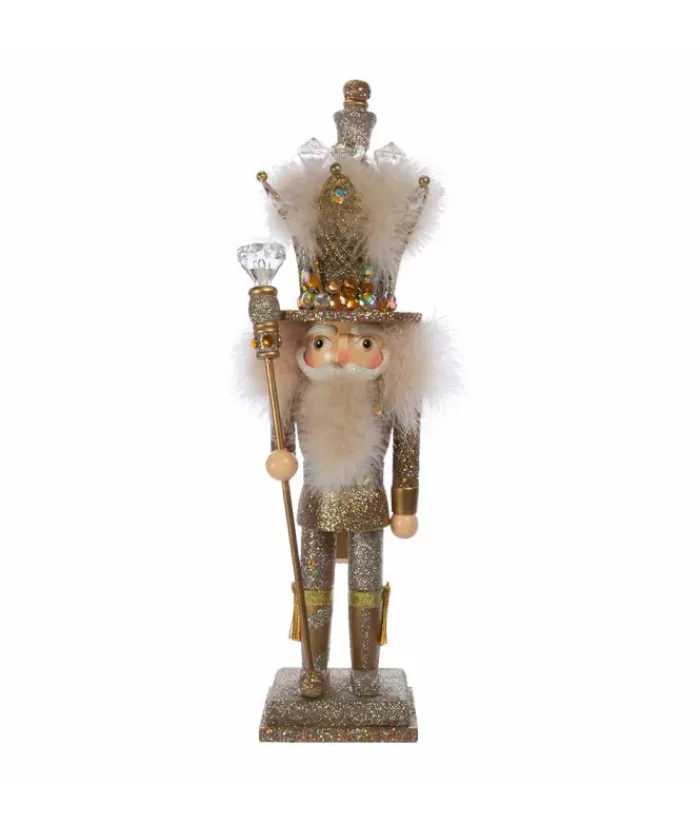 Boutique de Noël Divers*Royal Gold Nutcracker, 16" Tall