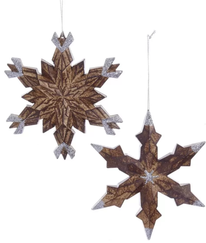 Boutique de Noël Flocons & Étoiles*Rustic Snowflake Ornament