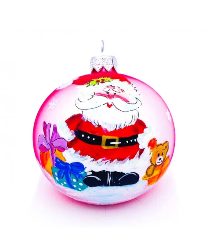 Boutique de Noël Santa Claus Glass Ornament