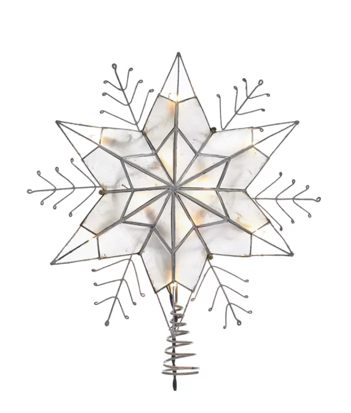 Boutique de Noël Étoiles & Cimes D'Arbre*Six Point Snowflake Star Tree Top