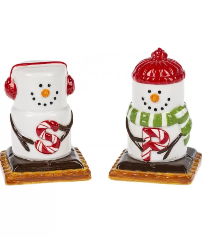 Boutique de Noël Vaisselles De Noël*S'Mores Salt And Pepper Shakers