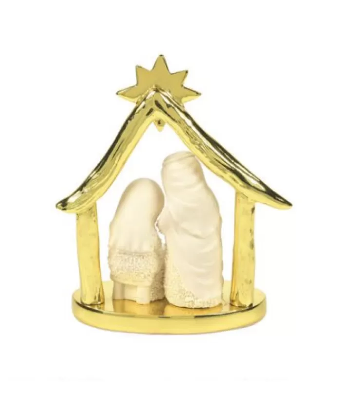 Boutique de Noël Religion & Creches*Snowbabies Gold Nativity