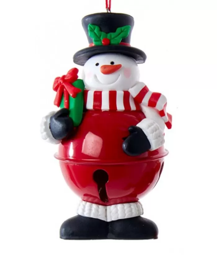 Boutique de Noël Bonhommes De Neige*Snowman Bell Ornament