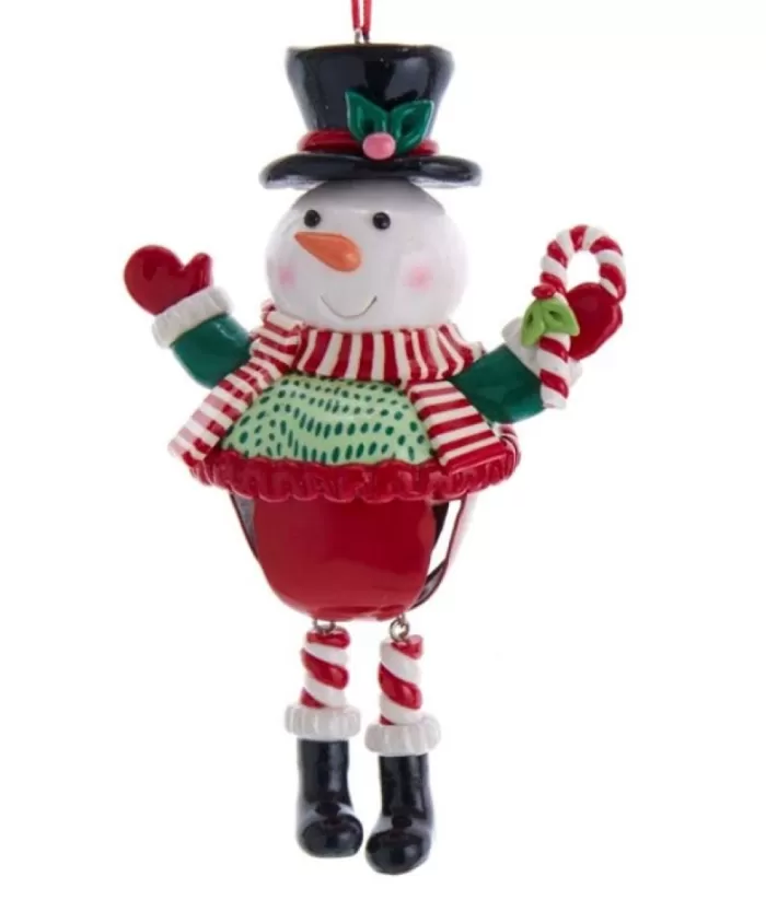 Boutique de Noël Snowman Dangling Legs Ornament