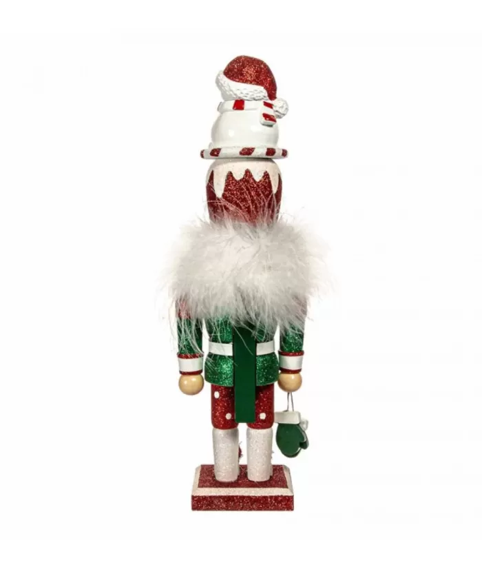 Boutique de Noël Snowman Hat Nutcracker 12" Tall