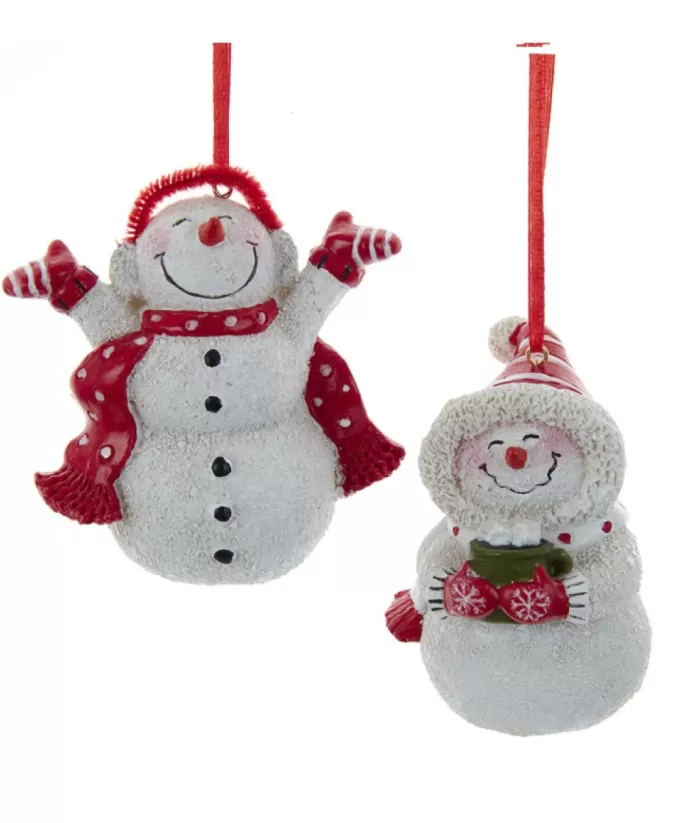 Boutique de Noël Snowman With Hot Chocolate Ornament