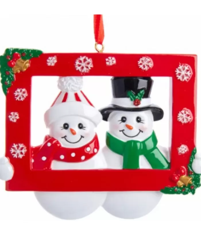 Boutique de Noël Famille & Amitiés*Snowmen Couple Ornament