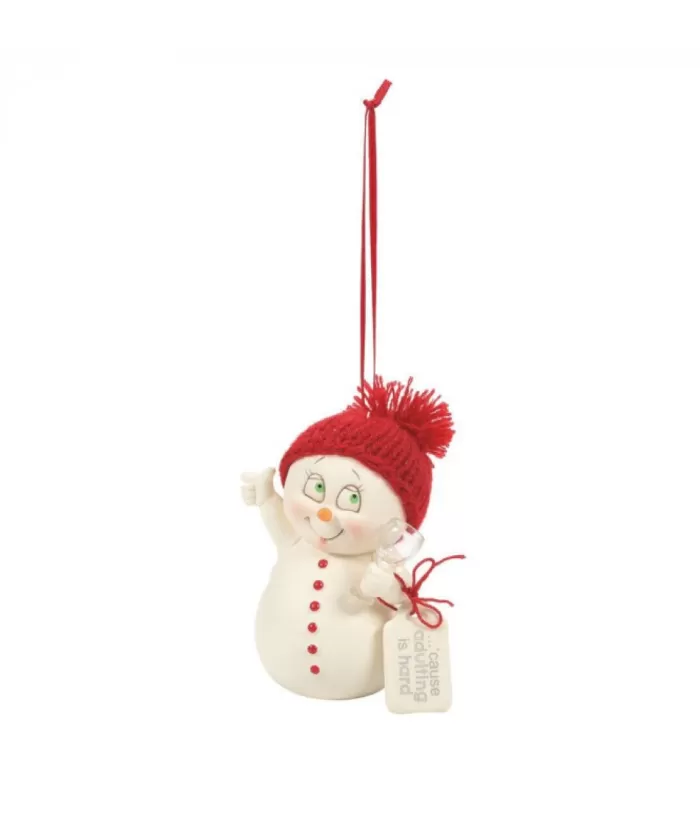 Boutique de Noël Snowpinions ''Cause Adulting Is Hard'' Ornament