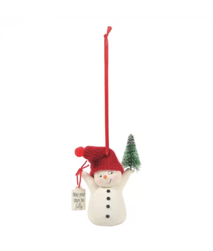 Boutique de Noël Snowpinions ''May Your Days Be Jolly'' Ornament