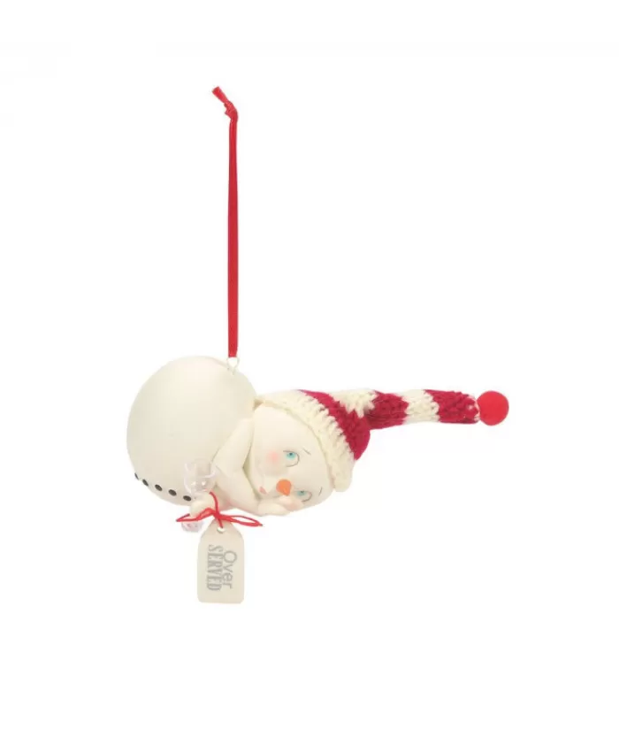 Boutique de Noël Bonhommes De Neige*Snowpinions ''Over Served'' Ornament