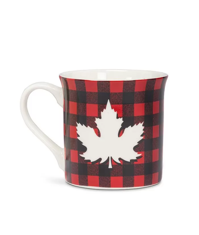 Boutique de Noël Vaisselle Souvenirs*Souvenir Mug, Buffalo Plaid With Maple