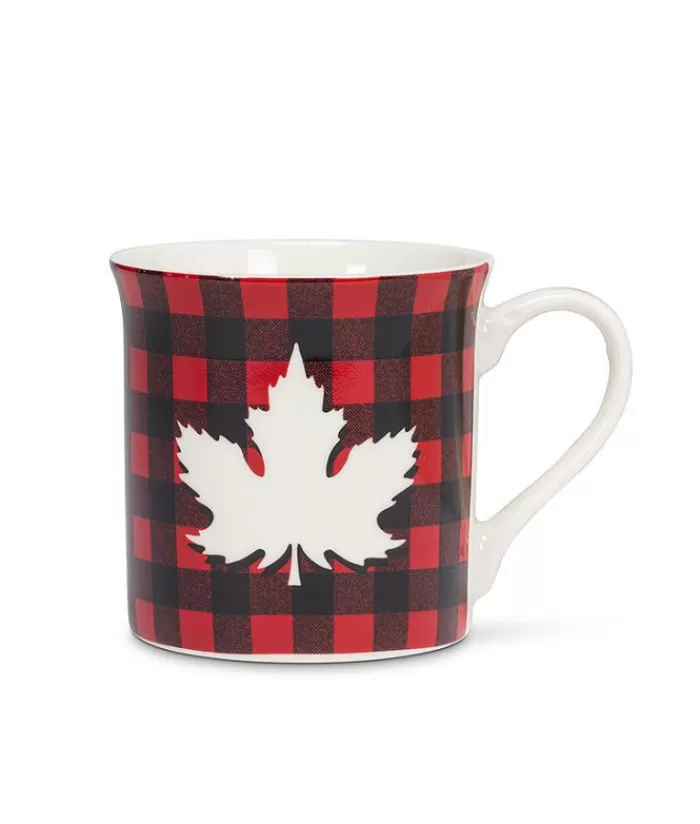 Boutique de Noël Vaisselle Souvenirs*Souvenir Mug, Buffalo Plaid With Maple