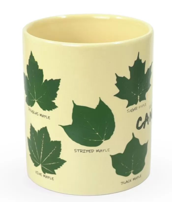 Boutique de Noël Vaisselle Souvenirs*Souvenir Of Canada Mug, Colour Changing, Maple Leaves