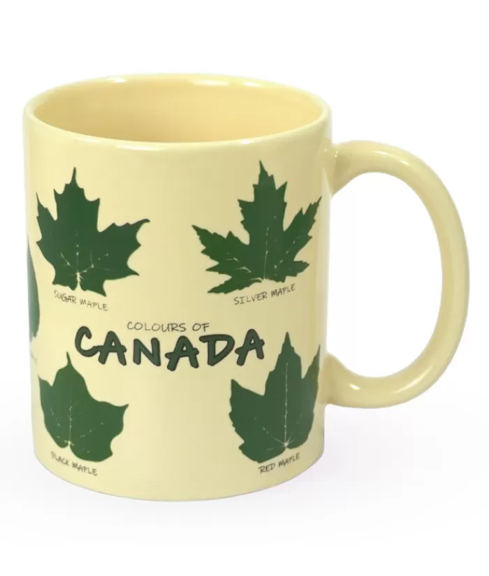 Boutique de Noël Vaisselle Souvenirs*Souvenir Of Canada Mug, Colour Changing, Maple Leaves