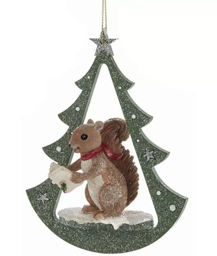 Boutique de Noël Squirrel In Arch Ornament