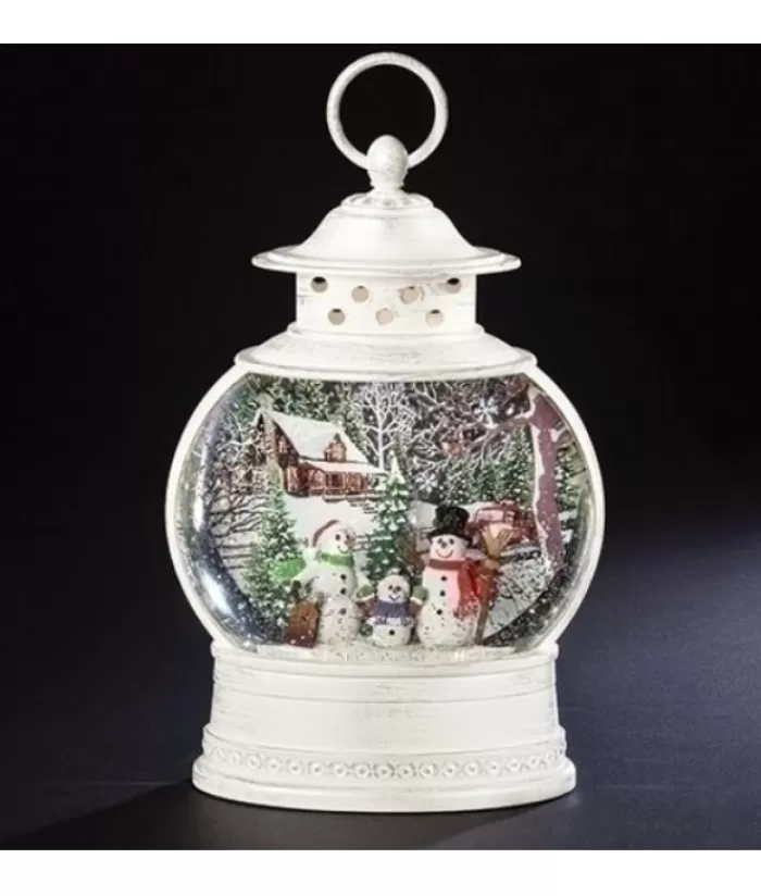 Boutique de Noël Lanternes*Swirl Snowman Family Lantern