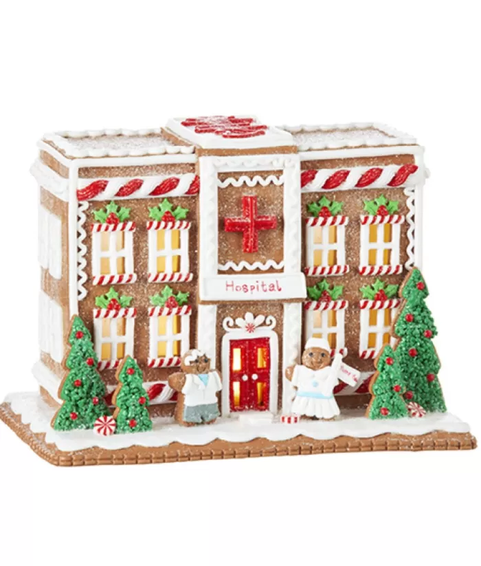 Boutique de Noël Table Ornament, Gingerbread Hospital