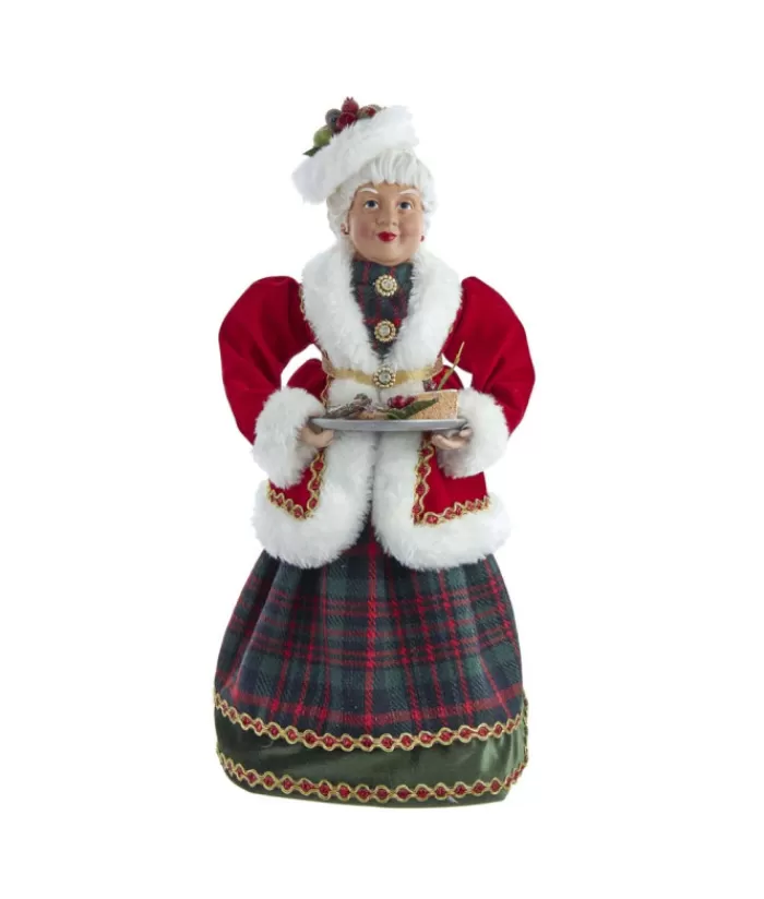 Boutique de Noël Anges & Père Noël*Table Ornament, Mrs. Claus With Treats