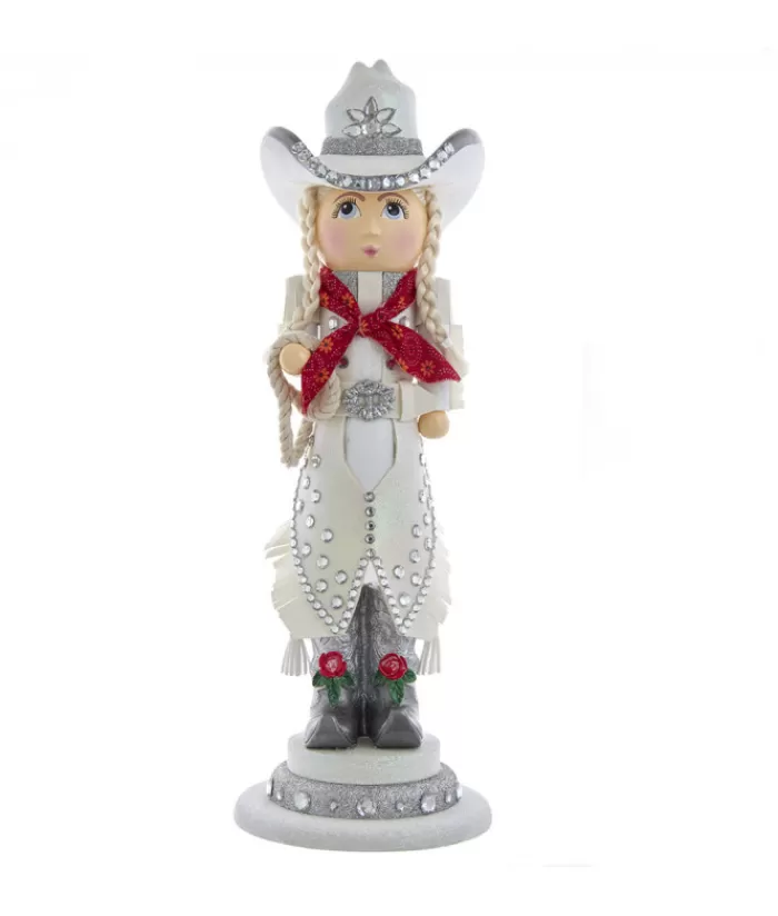 Boutique de Noël Divers*Table Ornament, Nutcracker Cowgirl, 18" Tall