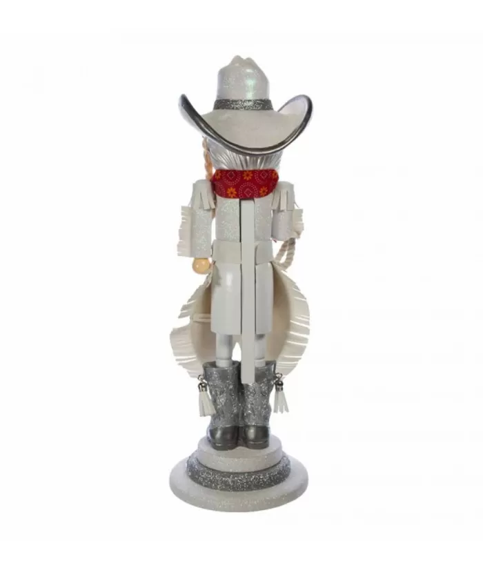 Boutique de Noël Table Ornament, Nutcracker Cowgirl, 18" Tall