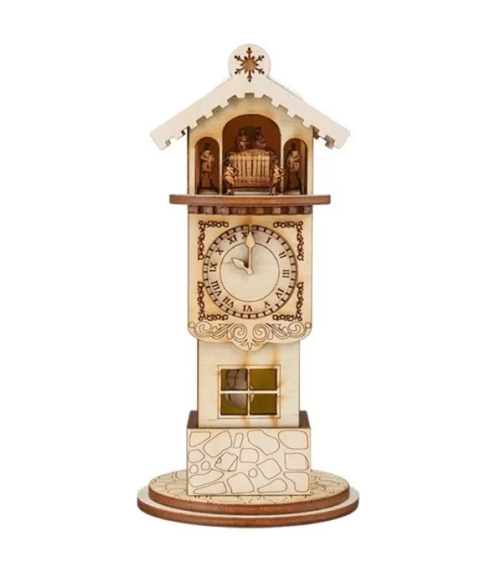 Boutique de Noël Produits Usb & Del*Table Piece, Ginger Bread Clock Tower