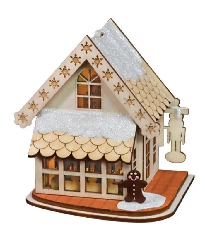 Boutique de Noël Produits Usb & Del*Table Piece, Led Lit, Nutcracker Workshop