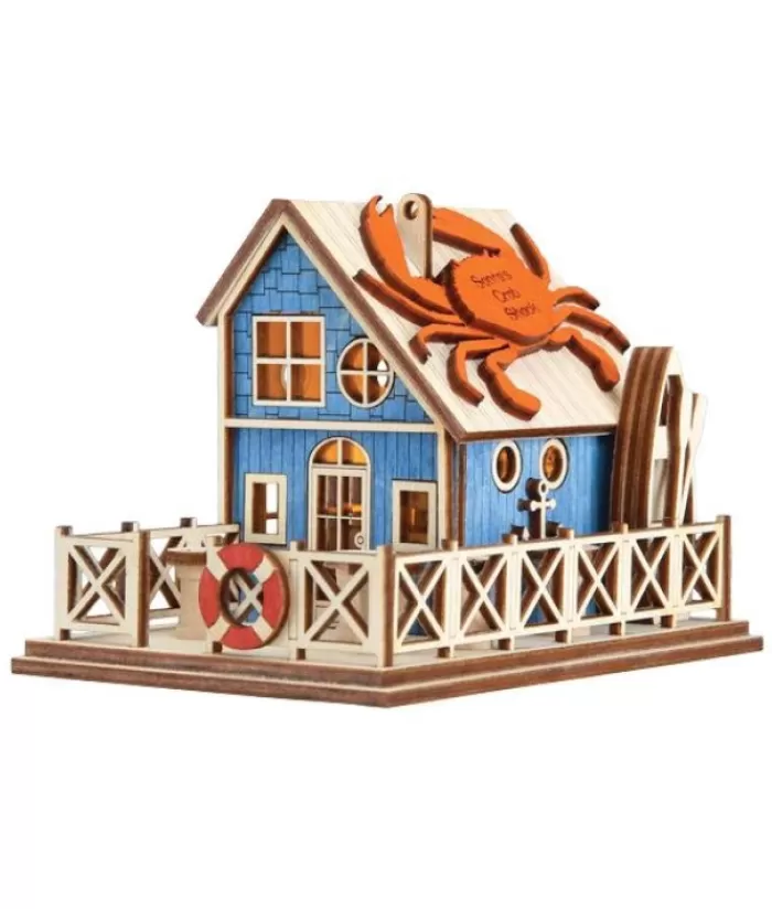 Boutique de Noël Produits Usb & Del*Table Piece, Santa'S Crab Shack