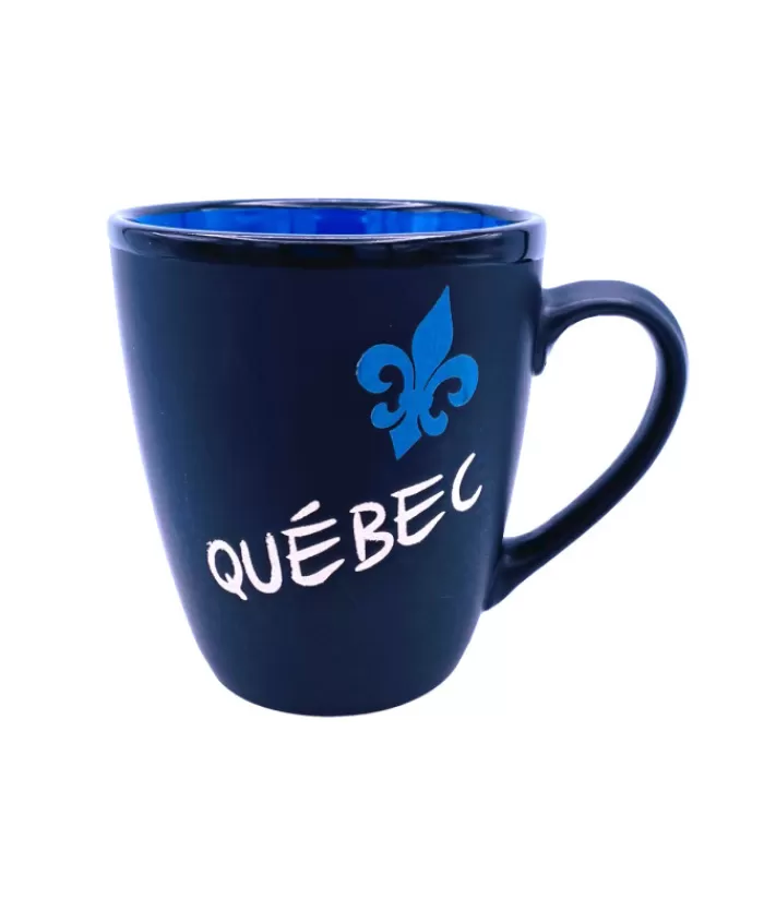 Boutique de Noël Vaisselle Souvenirs*Tall Mug, Souvenir, Fleur De Lys Design