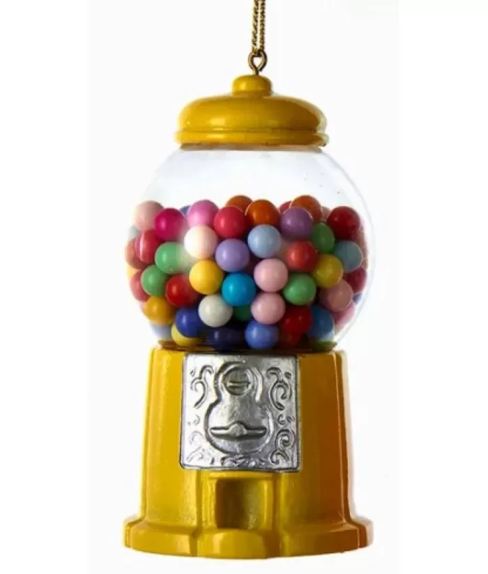 Boutique de Noël Nourriture & Breuvages*Tree Decoration, 3", Yellow Gum Machine