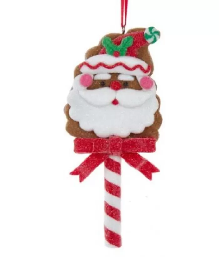 Boutique de Noël Pains D'épices & Bonbons*Tree Ornament, Gingerbread Santa, Candy Cane