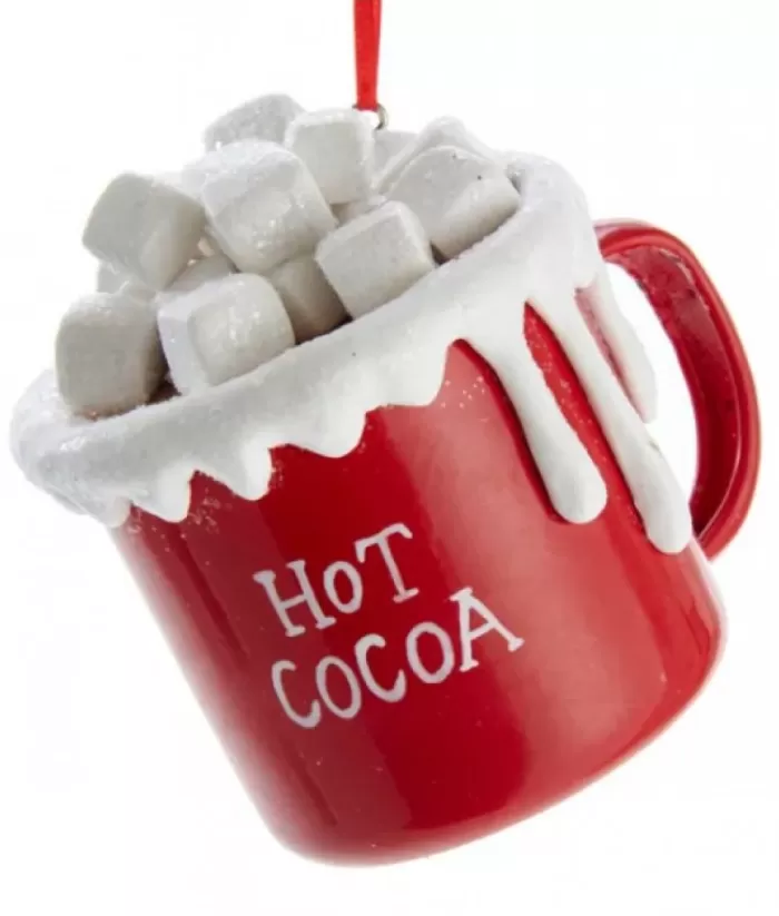 Boutique de Noël Tree Ornament, Hot Cocoa Cup W/Marshmallows