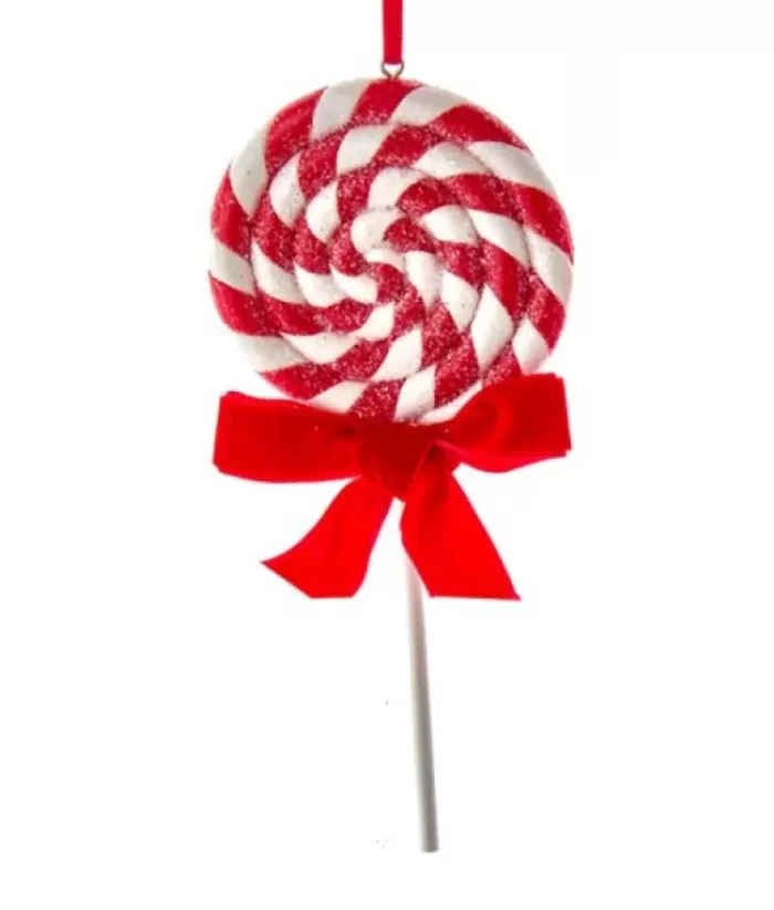 Boutique de Noël Tree Ornament, Peppermint Lollipop