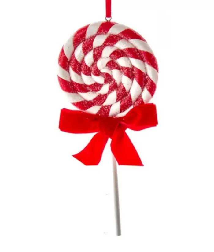 Boutique de Noël Pains D'épices & Bonbons*Tree Ornament, Peppermint Lollipop