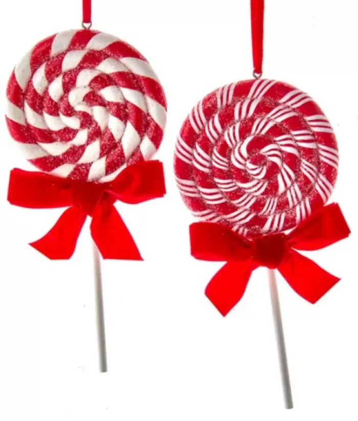 Boutique de Noël Tree Ornament, Peppermint Lollipop