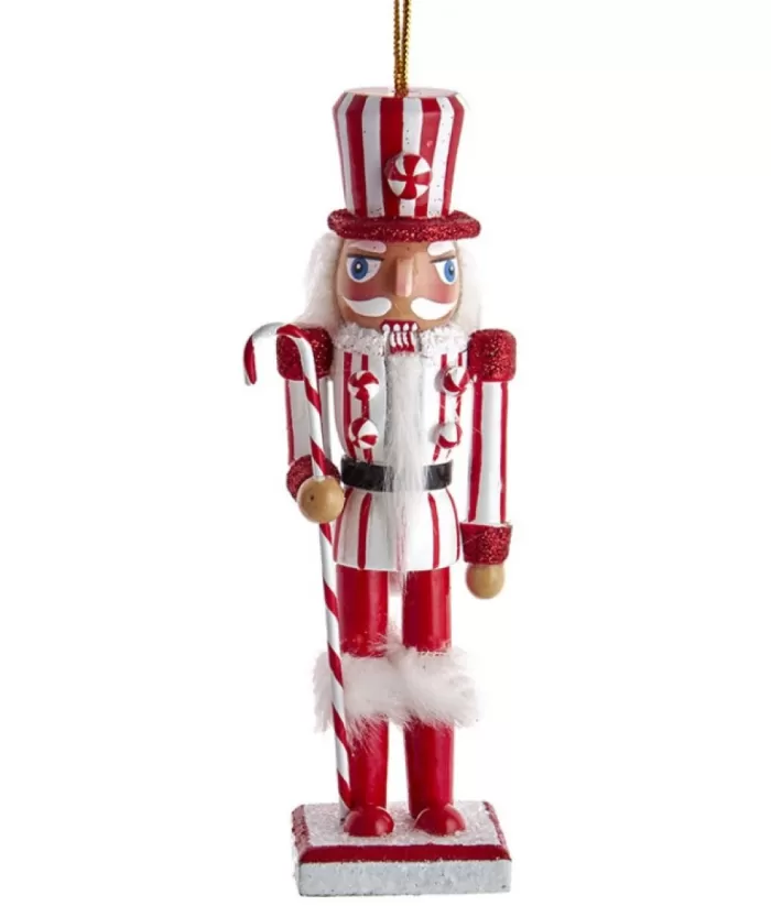 Boutique de Noël Tree Ornament, Peppermint Nutcracker