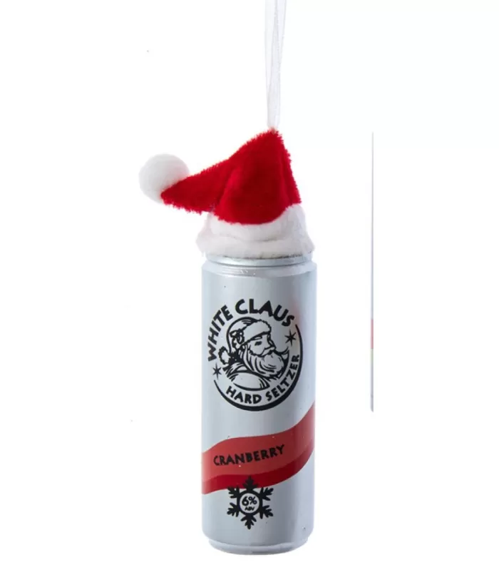 Boutique de Noël Tree Ornament, Seltzer "White Claus"