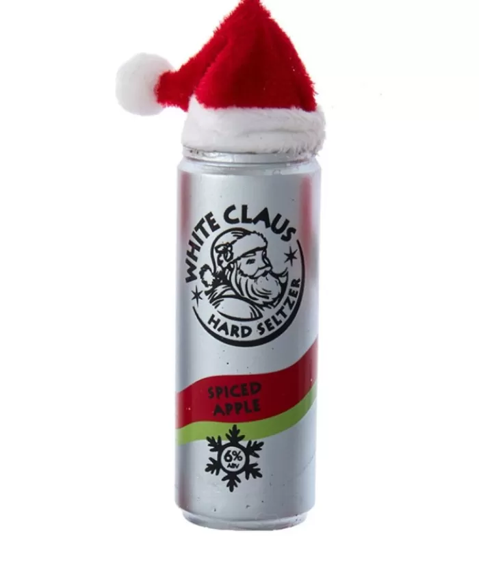 Boutique de Noël Tree Ornament, Seltzer "White Claus" Spiced Apple