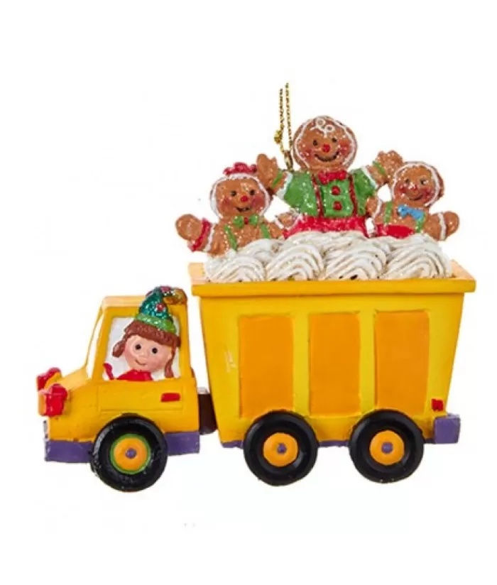 Boutique de Noël Nourriture & Breuvages*Truck With Gingerbread Cookies Ornament