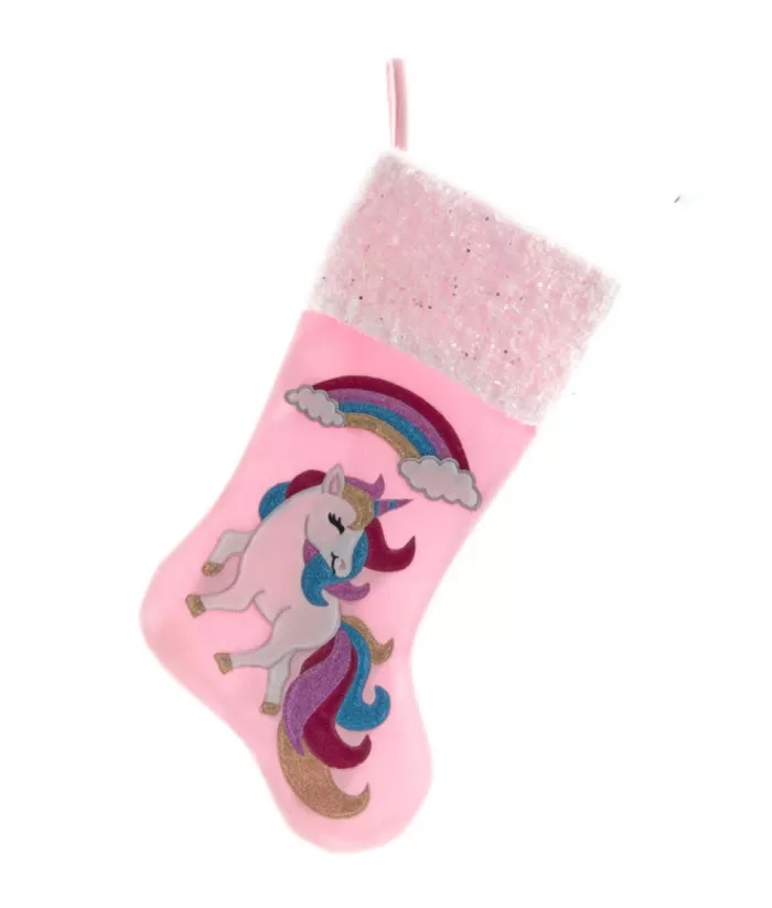 Boutique de Noël Unicorn Pink Stocking