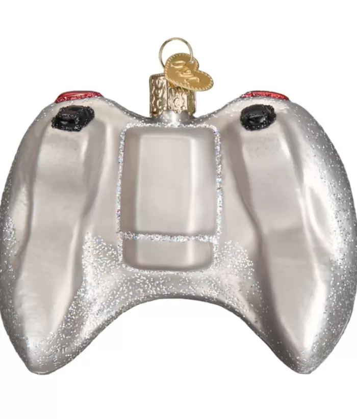 Boutique de Noël Video Game Controll Glass Ornament