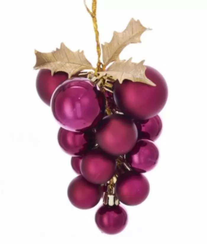 Boutique de Noël Divers*Wine Burgundy Grape Cluster