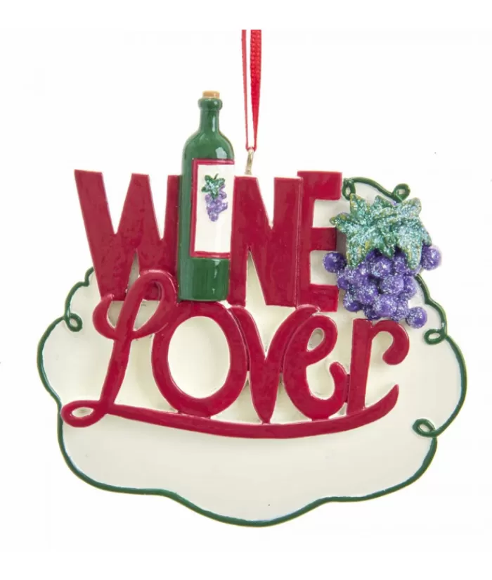 Boutique de Noël Nourriture & Breuvages*Wine Lovers Ornament