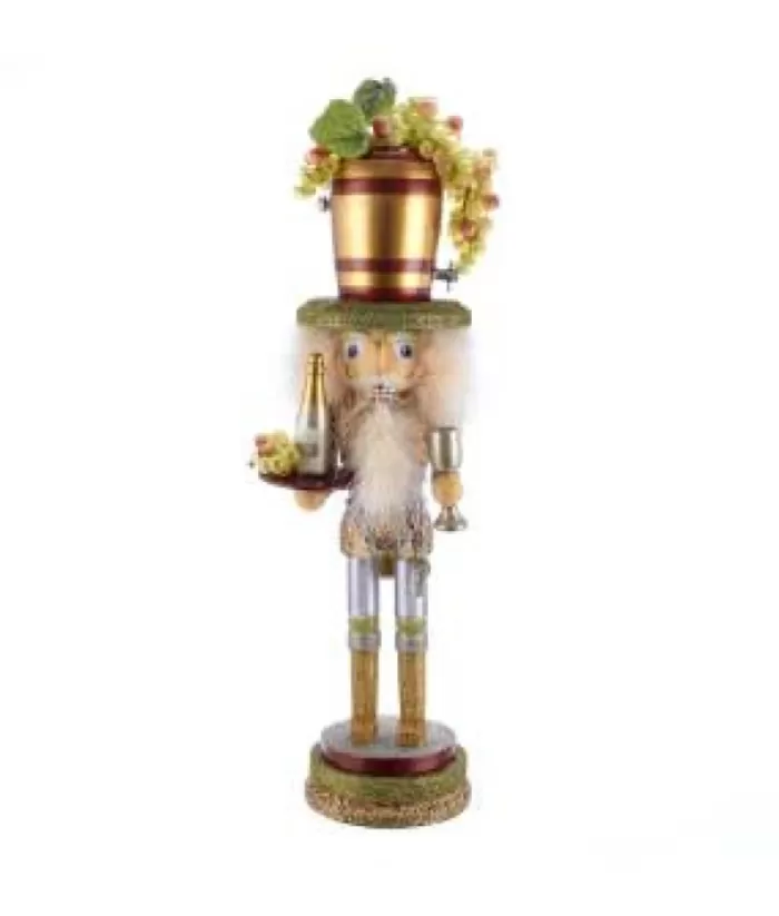 Boutique de Noël Wine Themed Nutcracker, 19.5" Tall