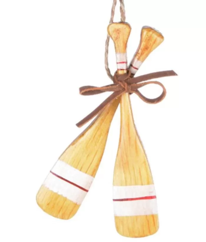 Boutique de Noël Sports*Wooden Paddles Ornament