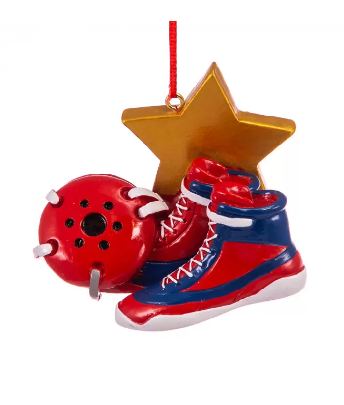 Boutique de Noël Sports*Wrestling Shoes Ornament